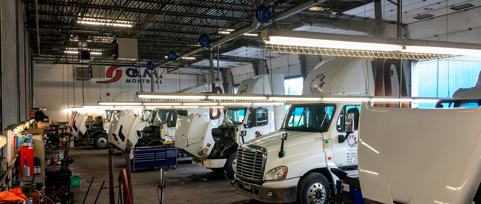 Atelier CM Montreal - Garage de réparation de camions lourds